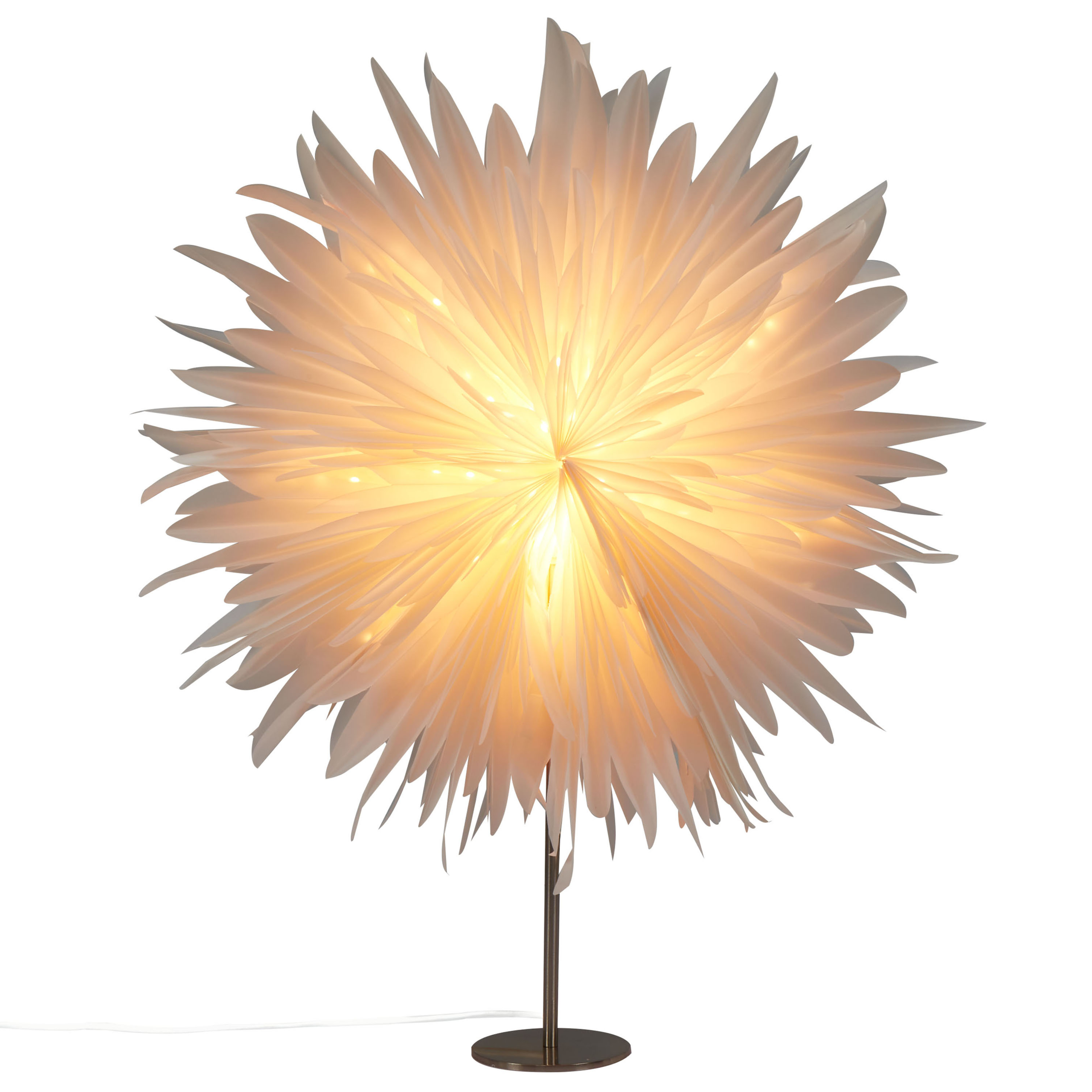 Joulukoriste Pöytävalaisin SATOPANTH Tähti 70 cm Valkoinen