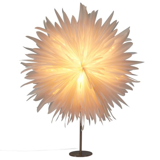 Joulukoriste Pöytävalaisin SATOPANTH Tähti 70 cm Valkoinen