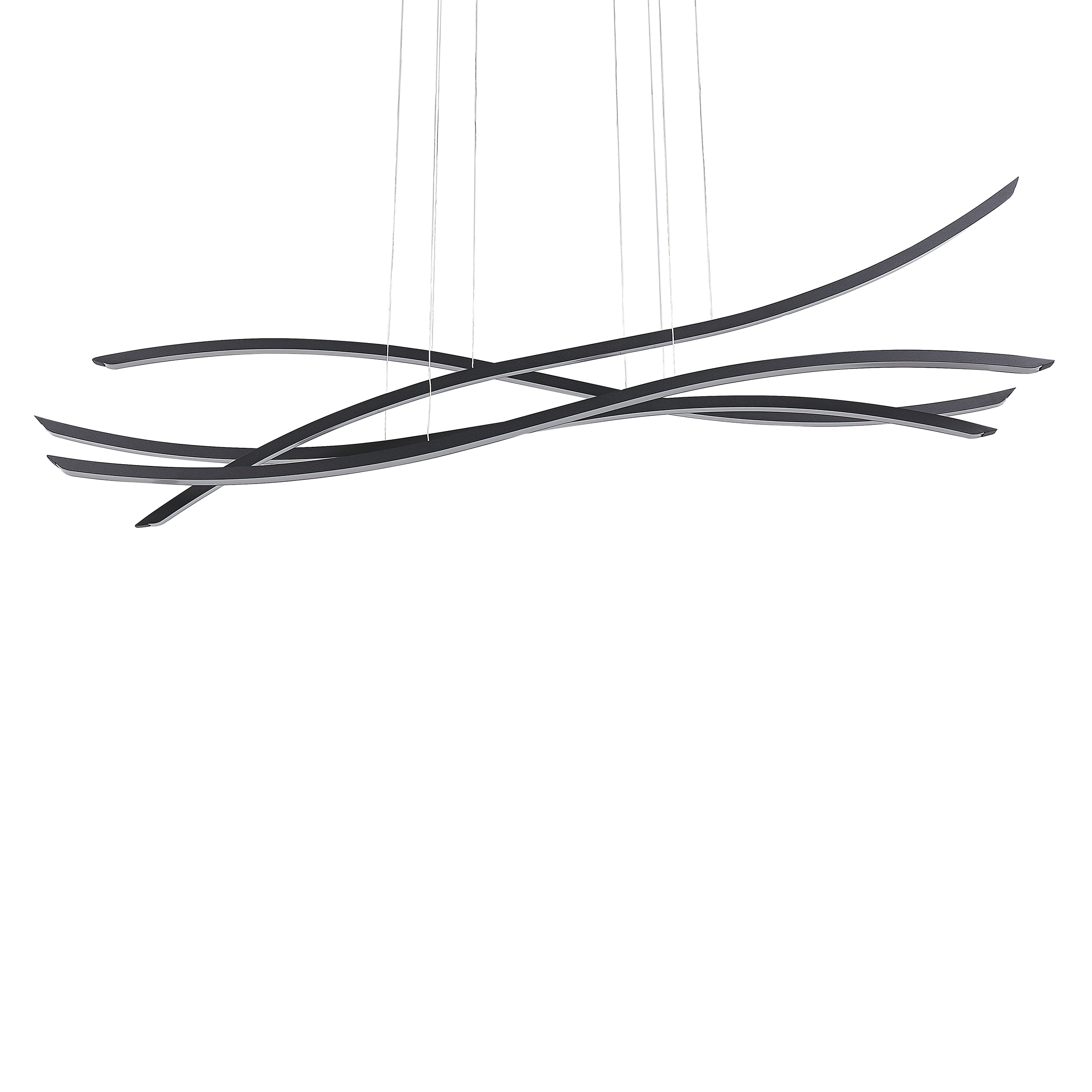 LED-riippuvalaisin CALAO metalli Musta