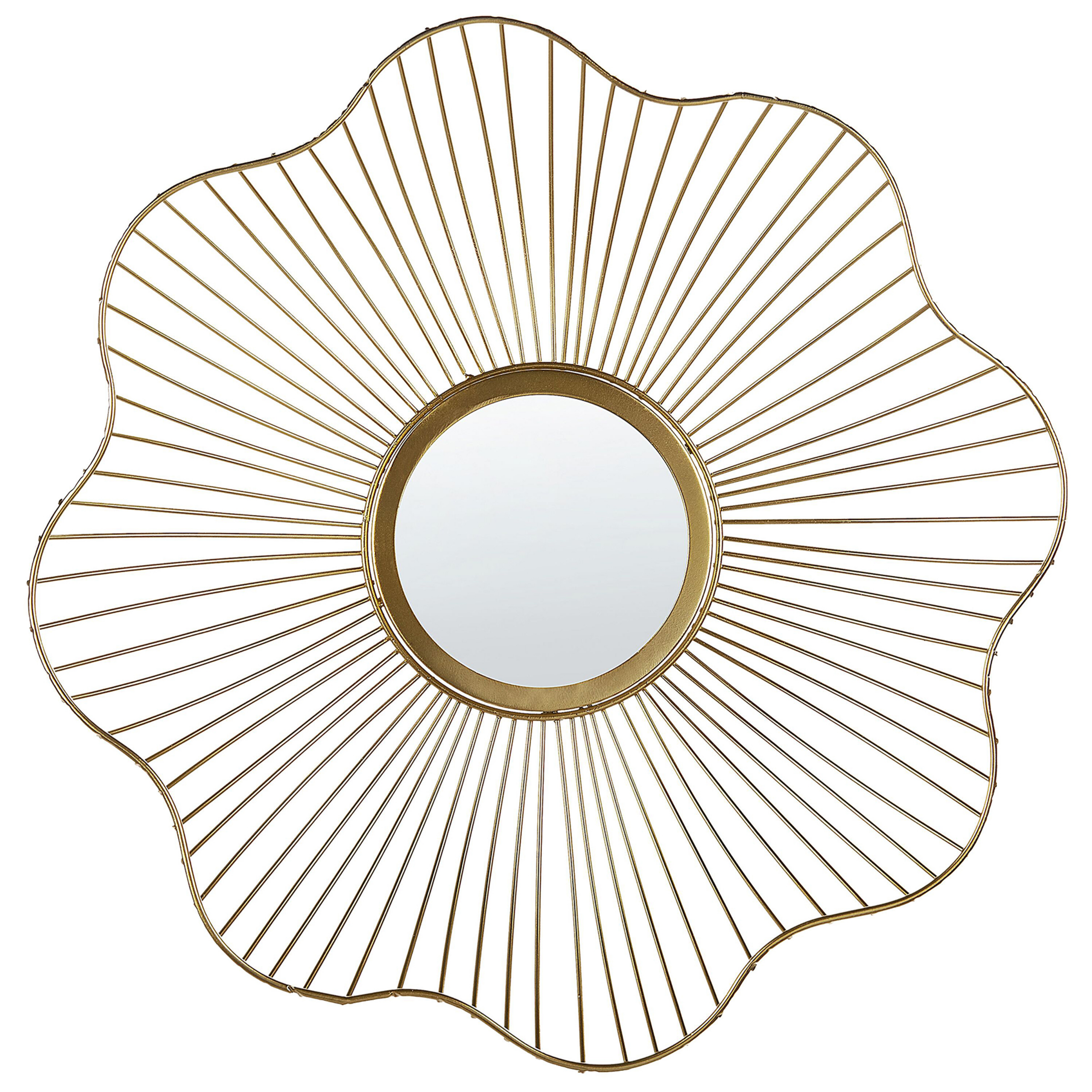 Seinäpeili SENS 40 cm 40 cm metalli Kulta