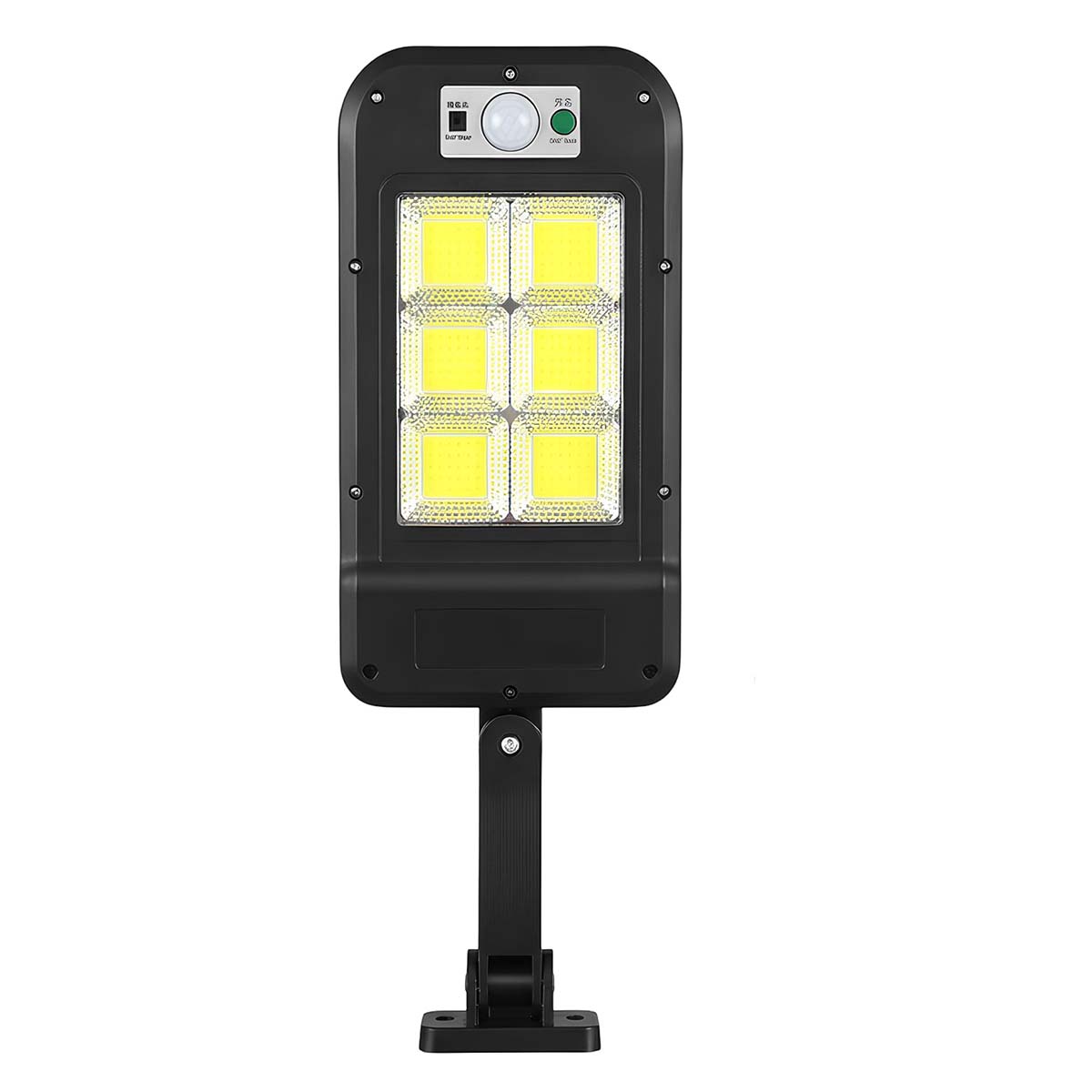 10W LED-ulkovalo aurinkokennolla ja IPX4-hämärätunnistimella