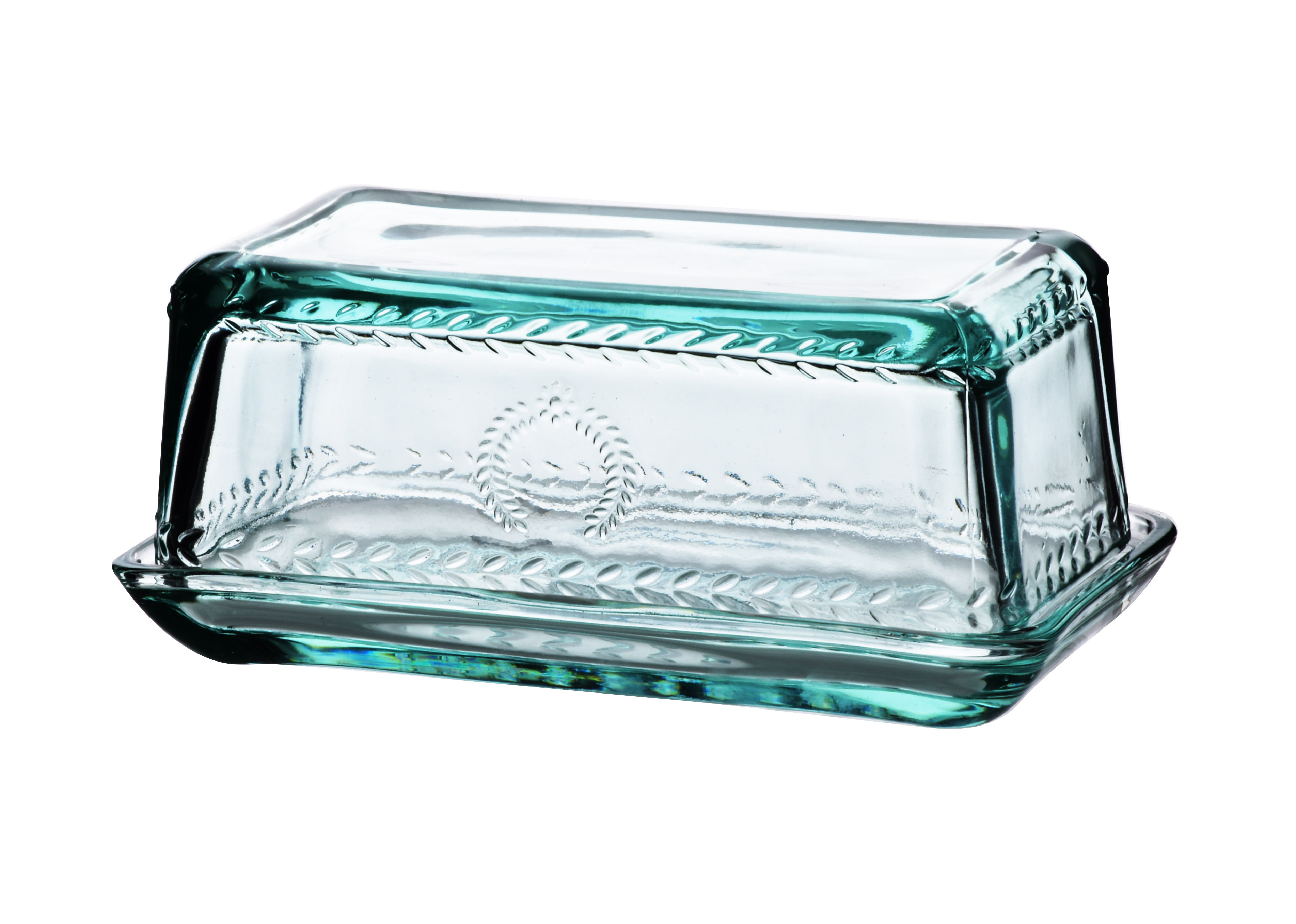 Voikuppi lasi ECILA LIGHT 17x9,7x7,5 cm vaalea turkoosi 1 kpl