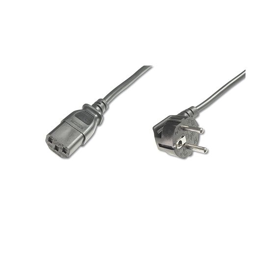 Digitus | Virtakaapeli | CEE 7/7 -virta | IEC 60320 C13 -virta | 0,75 m | Musta | Musta