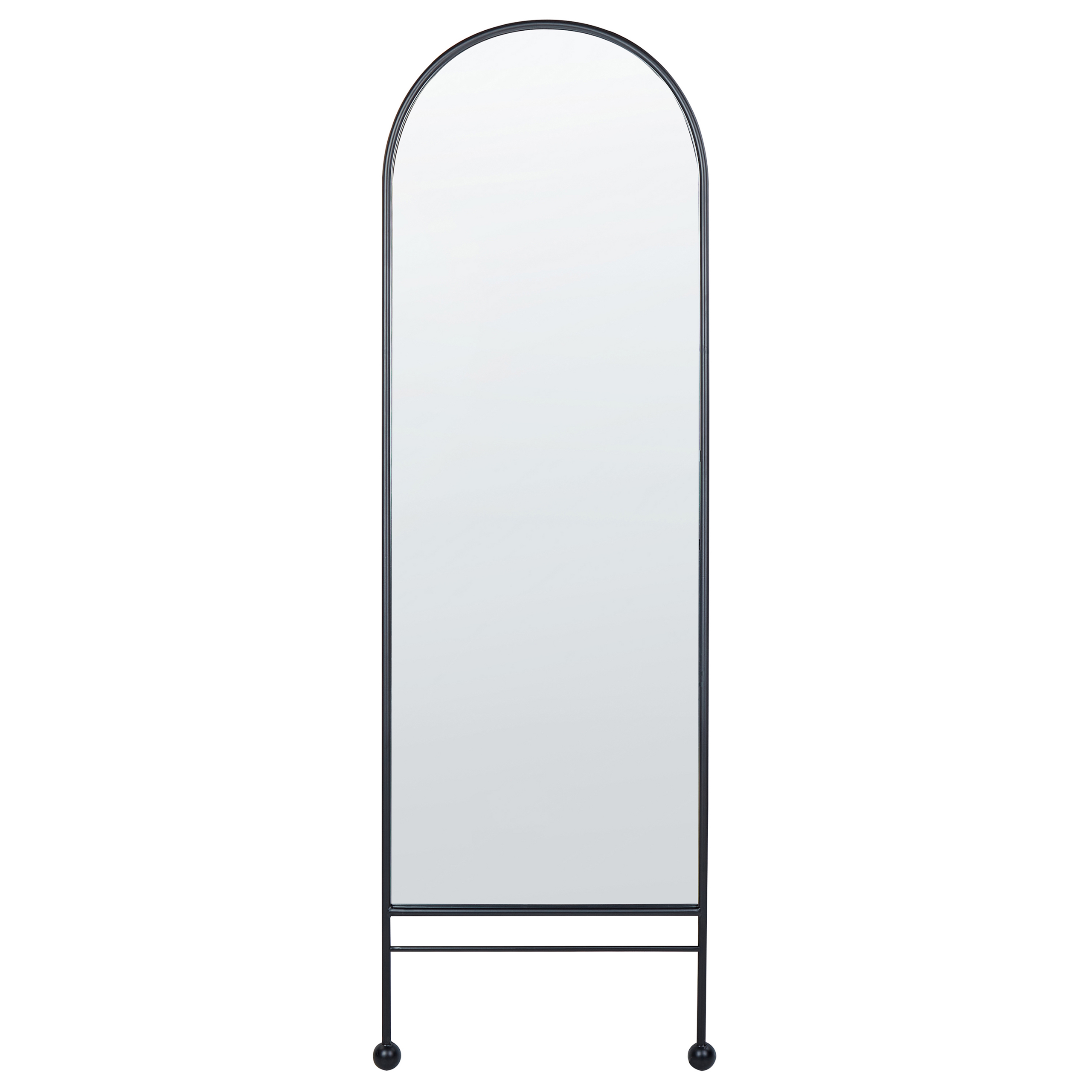 Seinäpeili JARNAGES 45 cm 145 cm Metalli Musta
