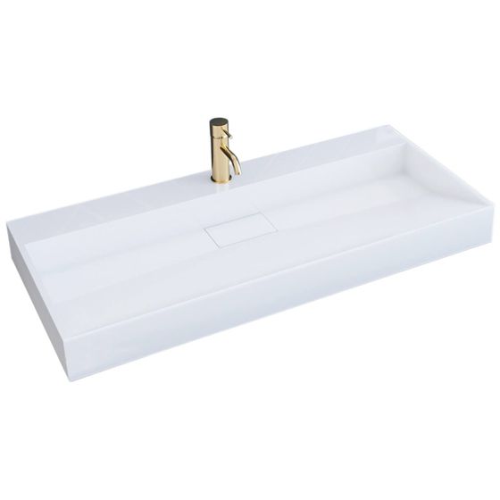 Rea tasoallas GOYA valkoinen, 100X46X10CM