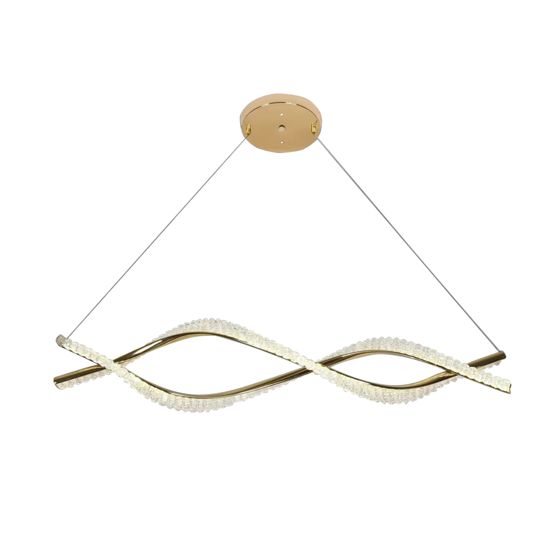 TOOLIGHT riippuva kattovalaisin LED G033-CP kulta, 95x95x21cm