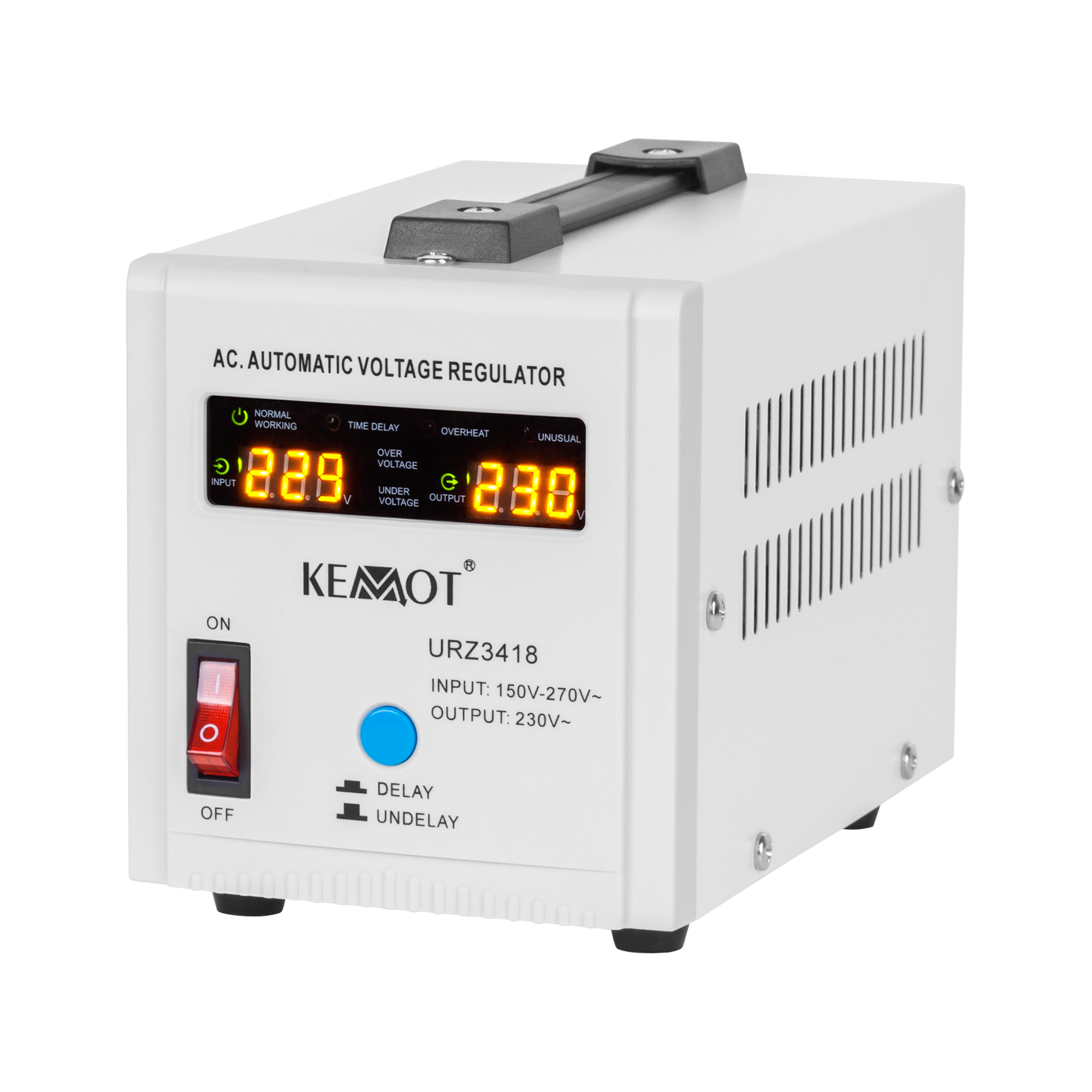 KEMOT SER-500 automaattinen jännitteenvakaaja