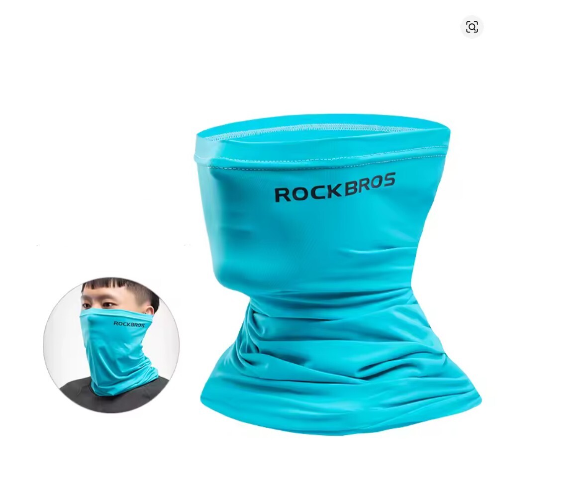 Viileä kasvoside ulkoiluun, sininen