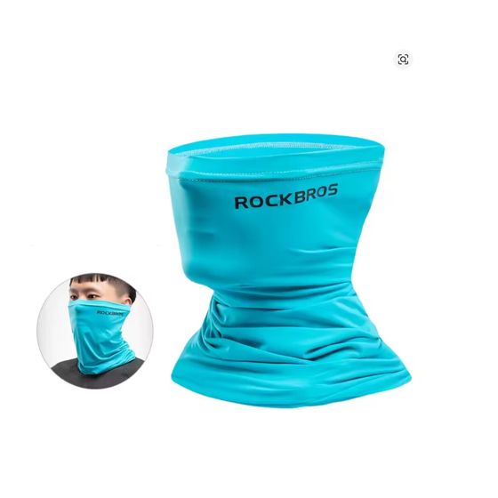 Viileä kasvoside ulkoiluun, sininen