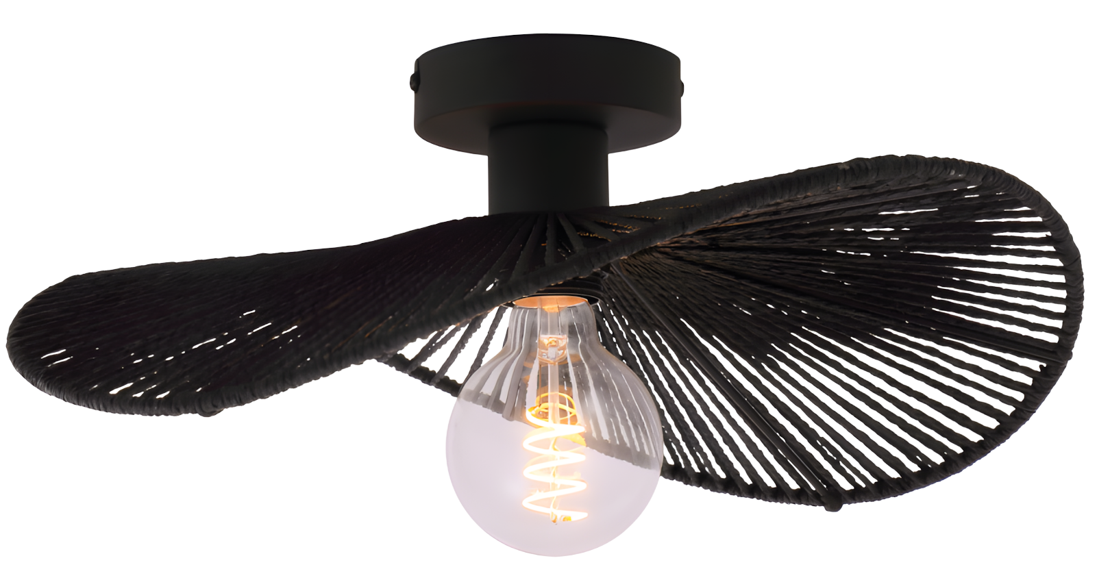 TOOLIGHT kattovalaisin APP1832-1C musta, 41x41x17cm