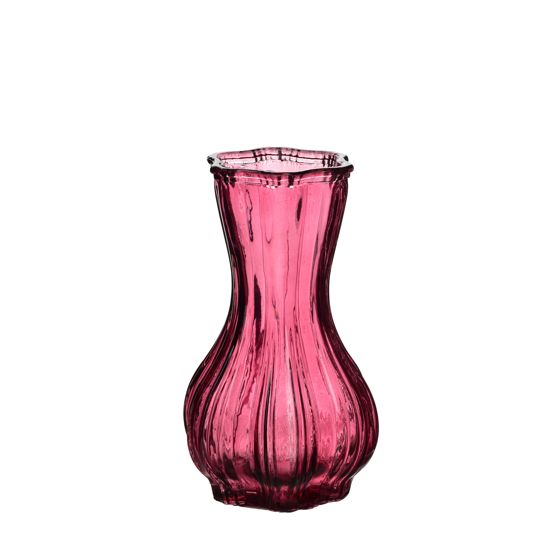 Maljakko SERENITE pinkki lasi 6x15 cm