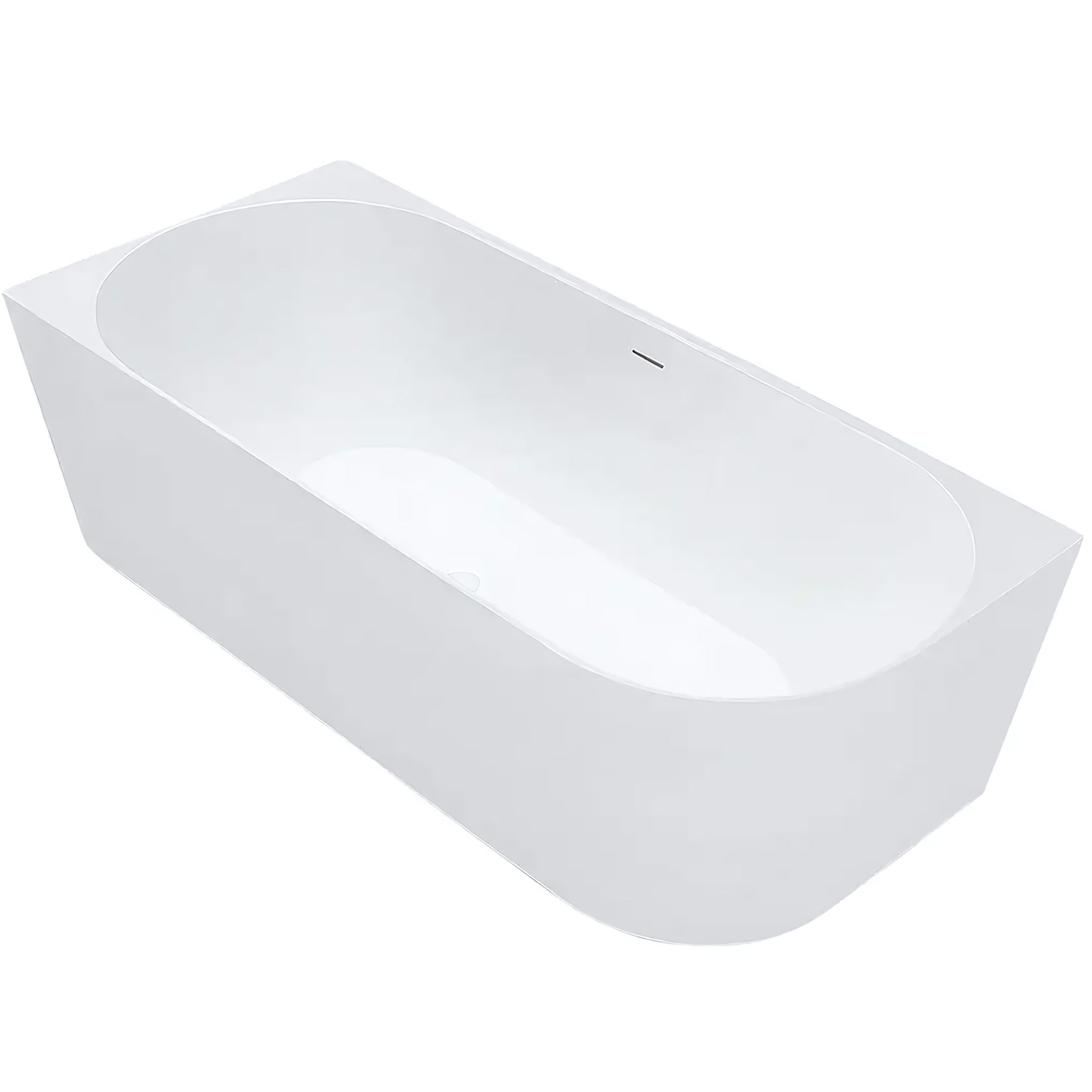 REA Kulma-amme BELLANTO SLIM 170 Vasen Valkoinen, 170X79X58CM