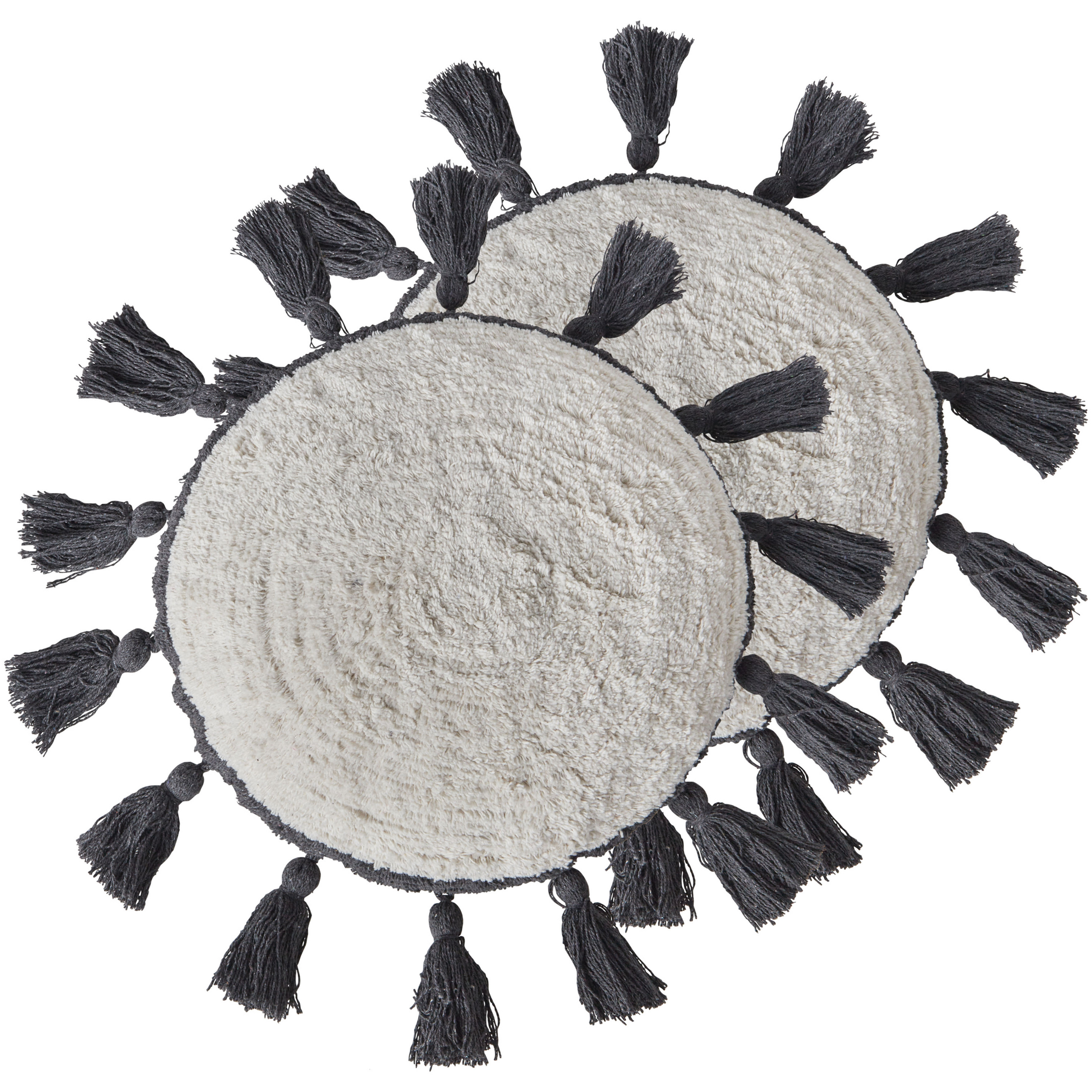 Koristetyynysetti 2 kpl THISTLE puuvilla 40 x 40 cm Luonnonvalkoinen