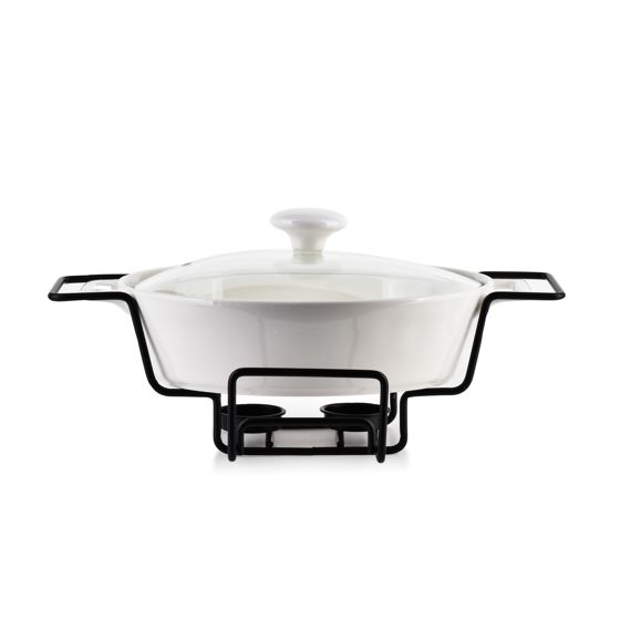 Tarjoiluastia kivitavara Allesken Modern Kitchen 27.6x18.7x6.2 musta 1kpl
