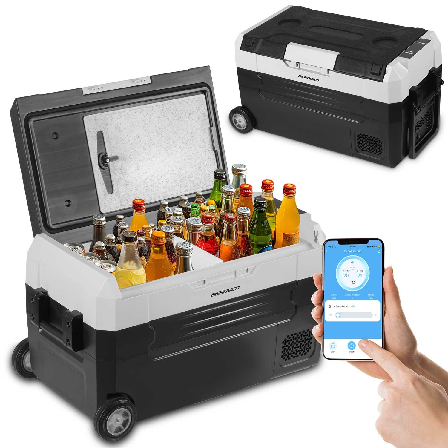 Berdsen Icemax 400 32 litran kompressorimatkajääkaappi - musta