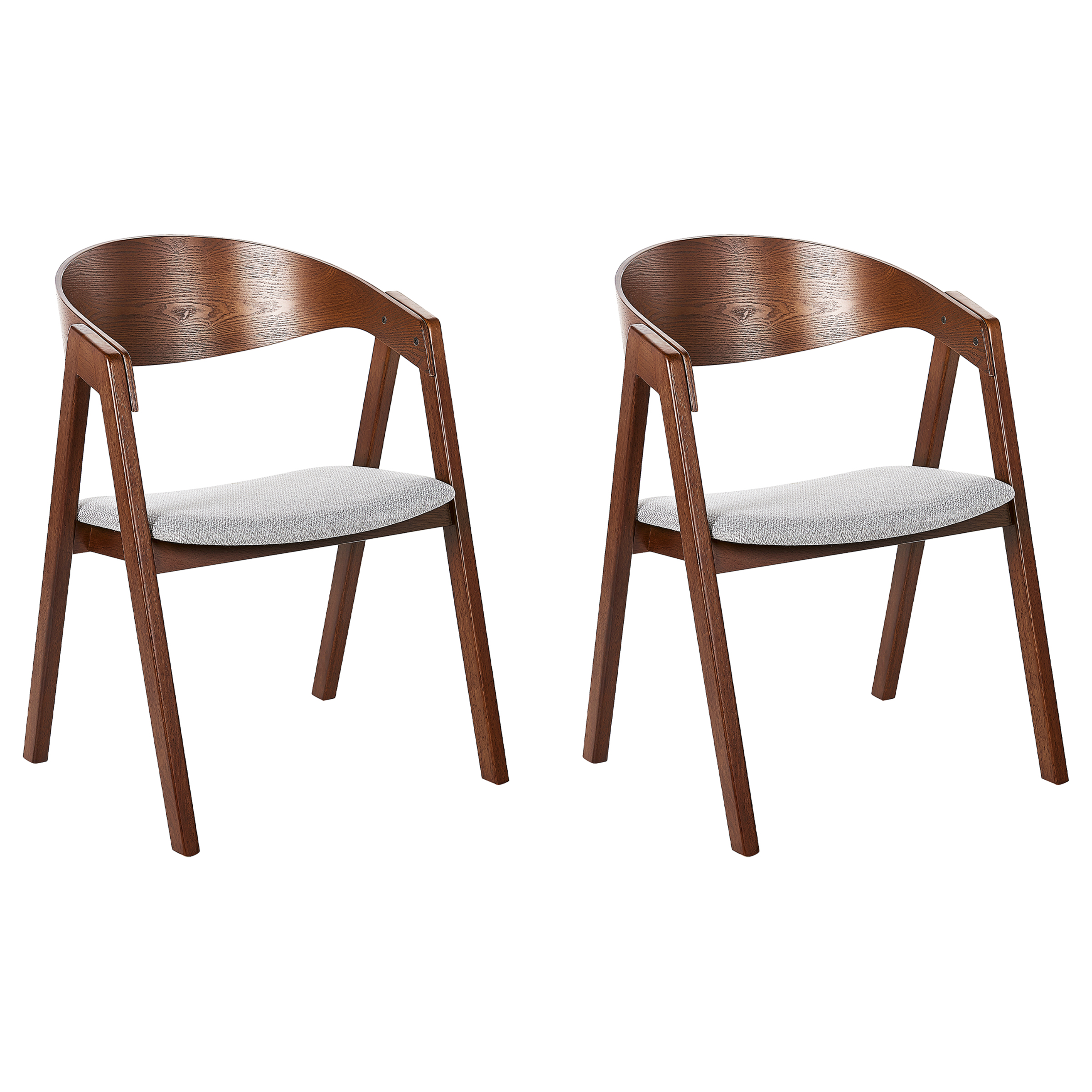 Ruokatuolisetti 2 kpl YUBA puu Vaaleanharmaa