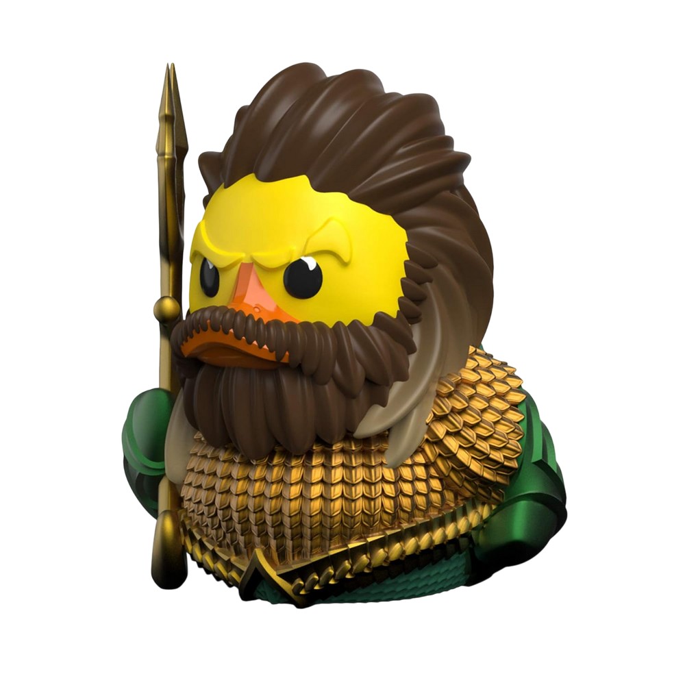 DC Comics – keräilyankka – Aquaman – muovi, korkeus 9 cm – keräily, esillepano, Keltainen