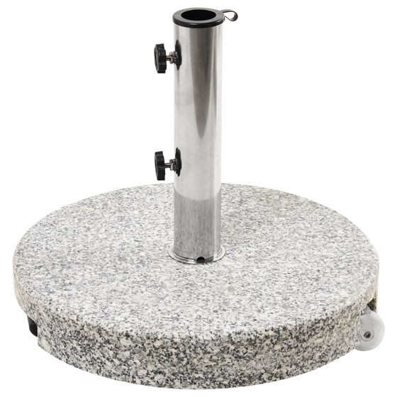 Aurinkovarjon jalka CERZETO Pyöreä Harmaa 30 kg