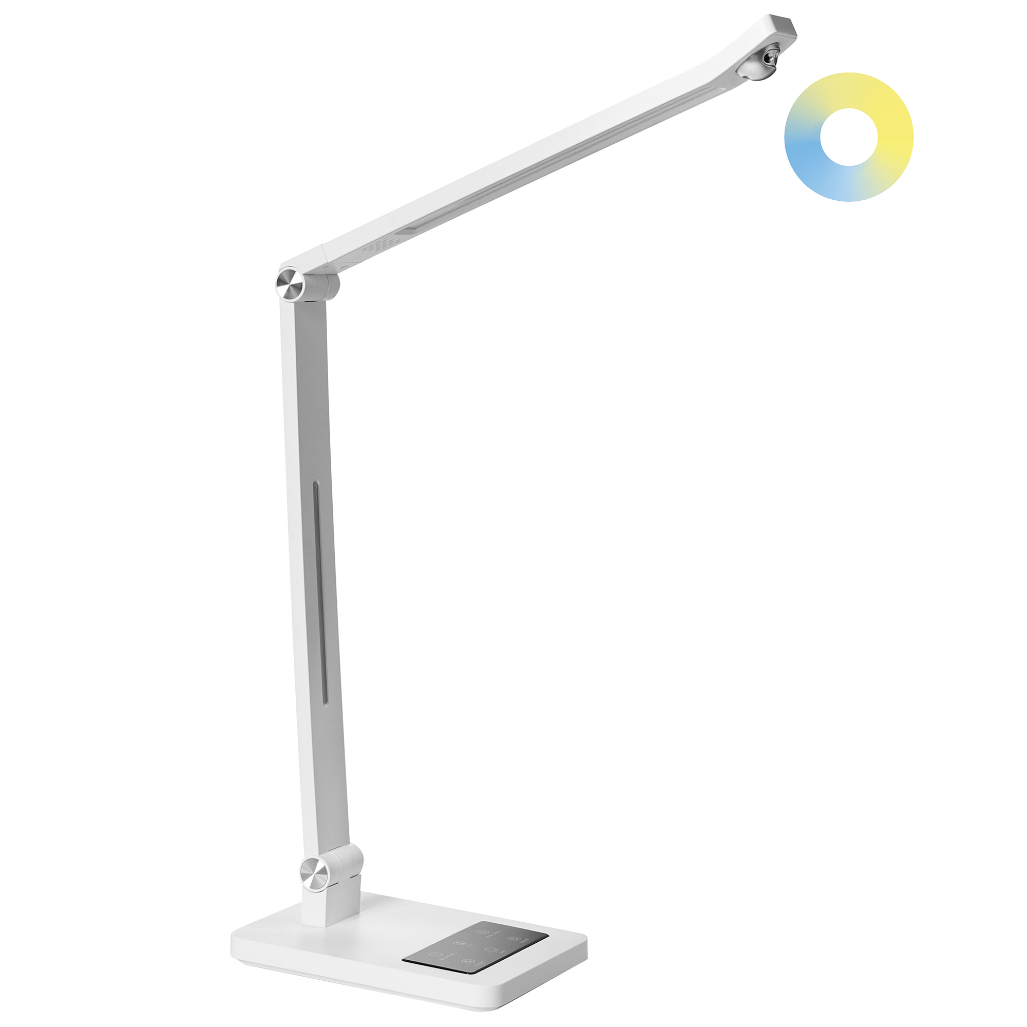 Työpöydän LED-valaisin LEPUS liiketunnistimella Valkoinen