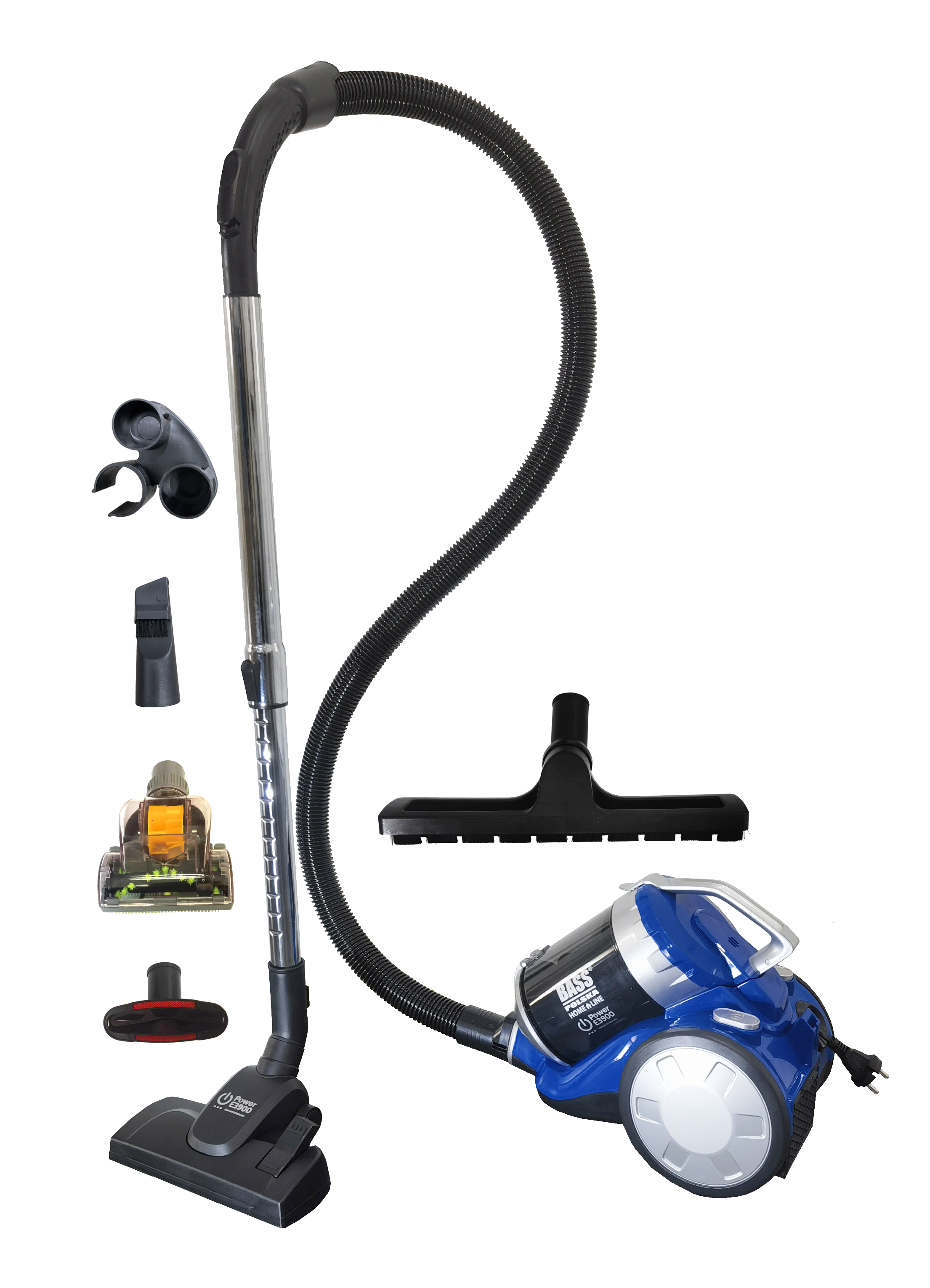 Pölypussiton syklonimuri lisäosilla ja 900 W:n vispilällä