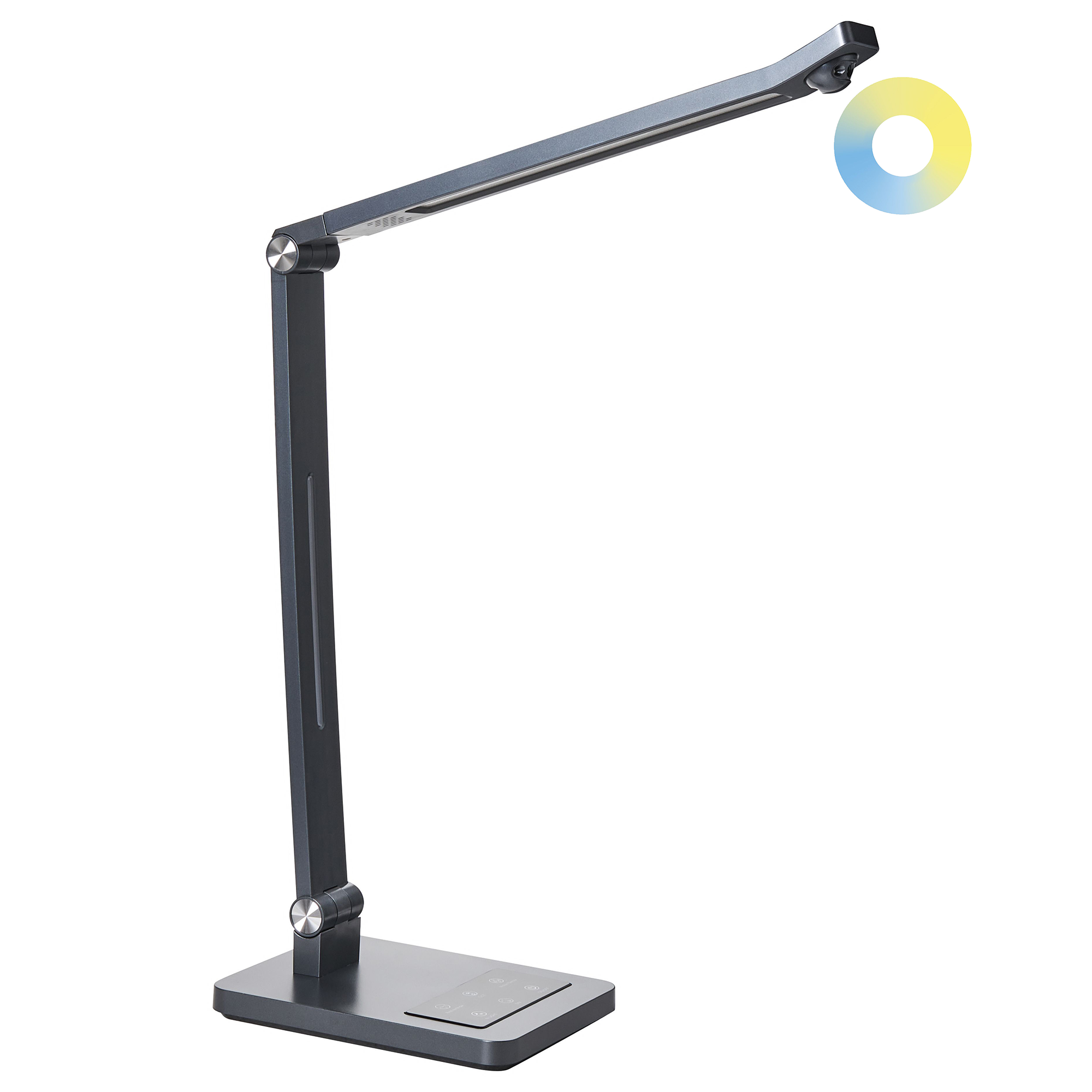 Työpöydän LED-valaisin LEPUS liiketunnistimella Tummanharmaa