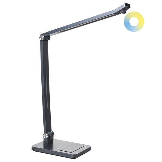 Työpöydän LED-valaisin LEPUS liiketunnistimella Tummanharmaa