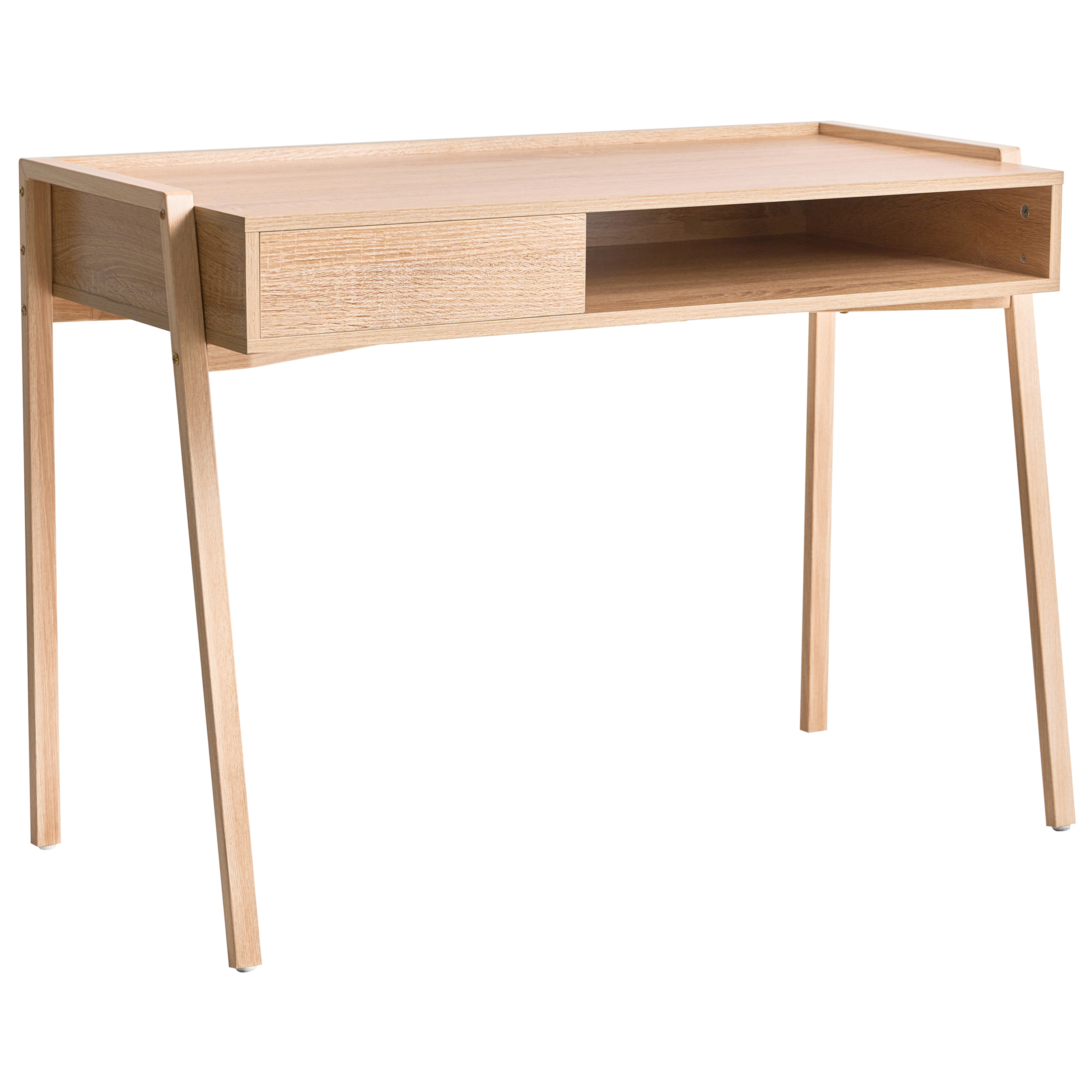 Työpöytä KOFOTEN 107 cm 48 cm Vaaleanruskea