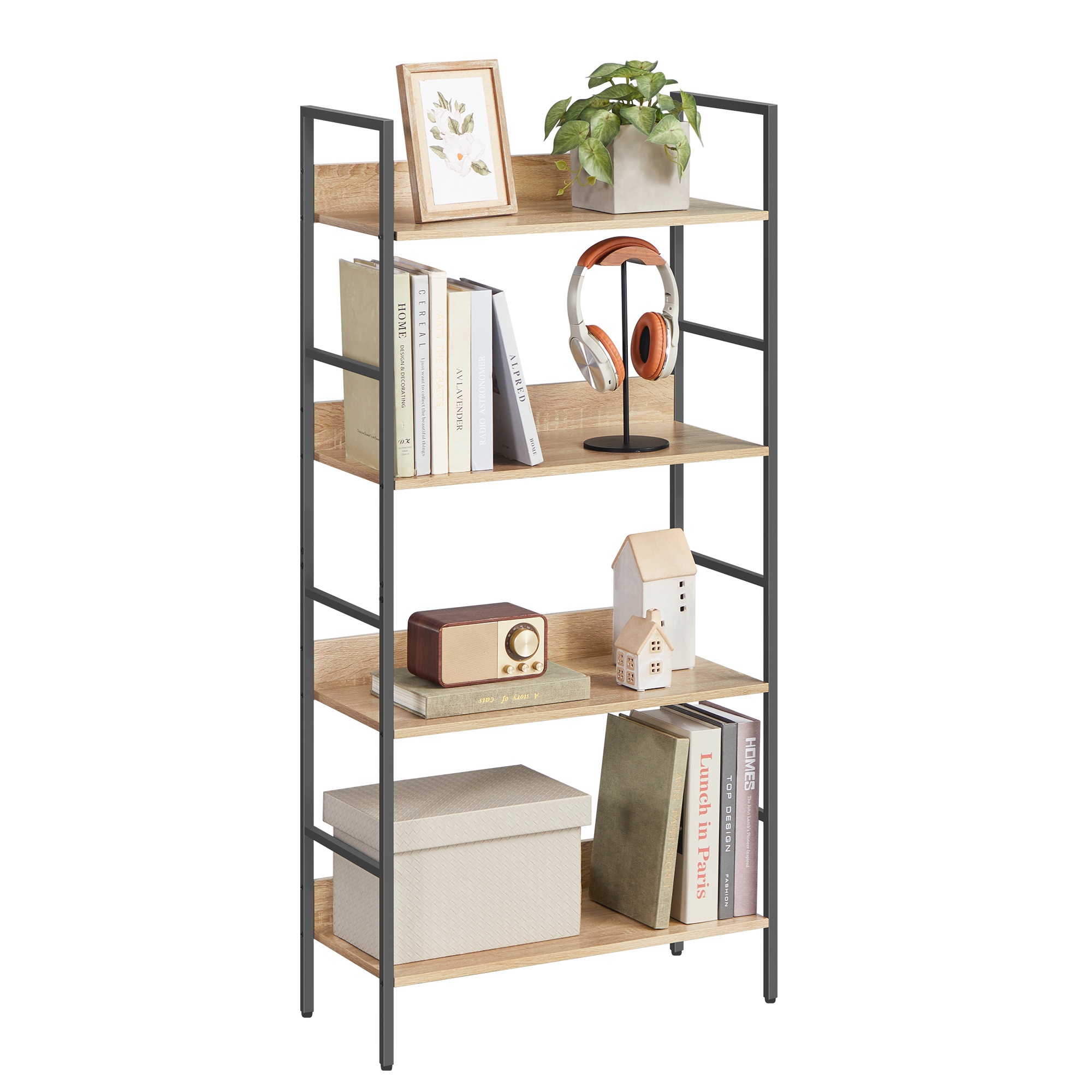 Hylly - Leobert - Sonoma-tammi - 60x28x124 cm