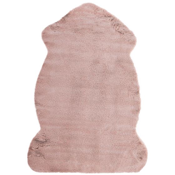 Tekoturkismatto UNDARA Vaaleanpunainen 60 x 90 cm