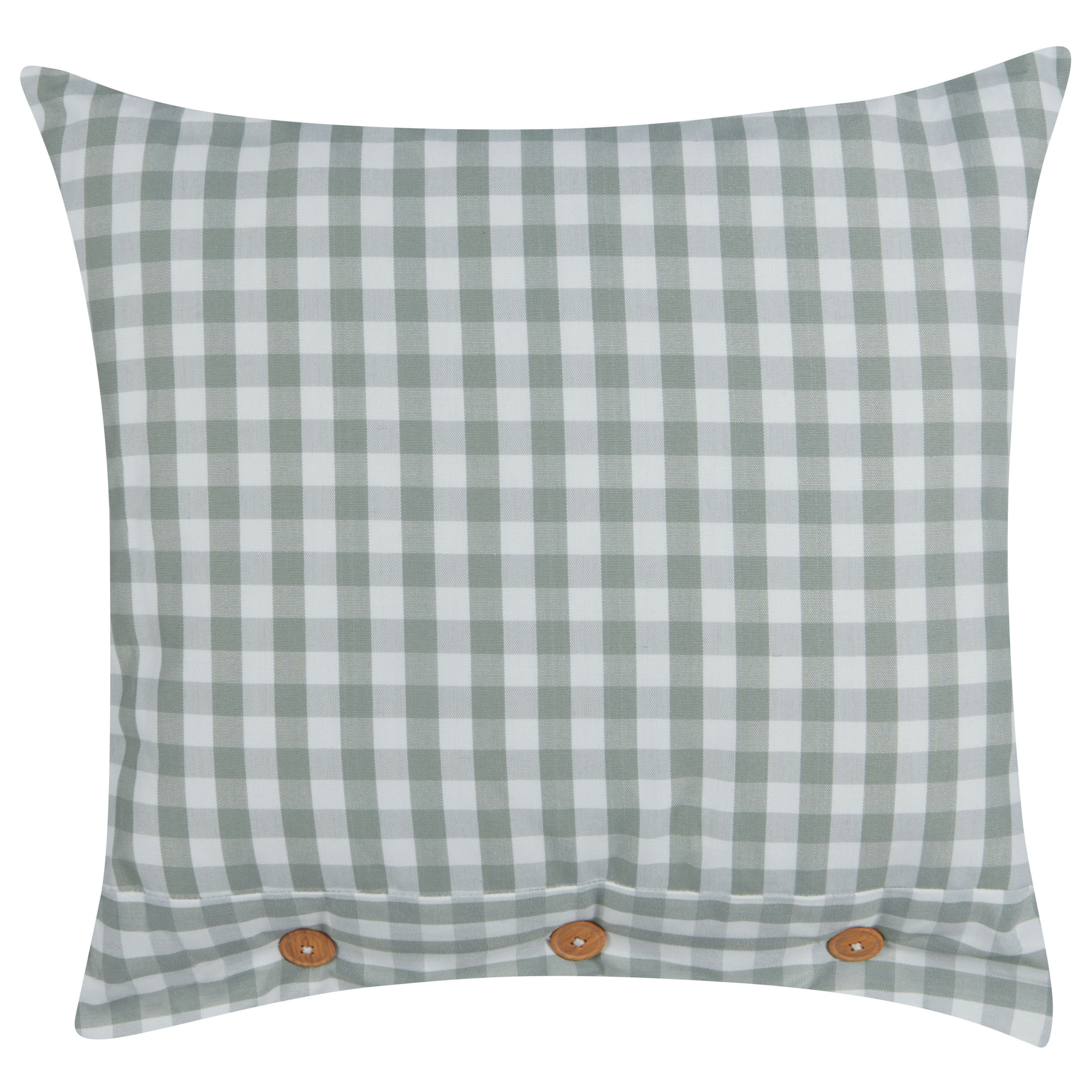 Koristetyyny TALYA 45 x 45 cm Mintunvihreä Ruutukuvio