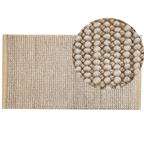 Matto BANOO Vaaleanbeige 80 x 150 cm villa