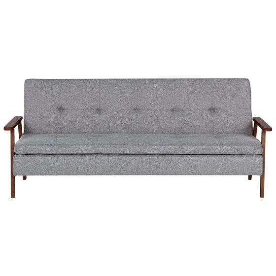 Vuodesohva TJORN kangas Vaaleanharmaa 3-istuttava