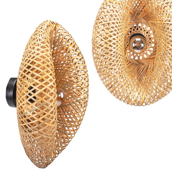 TOOLIGHT seinävalaisin APP1331-1W BOHO beige, 20x31x43cm