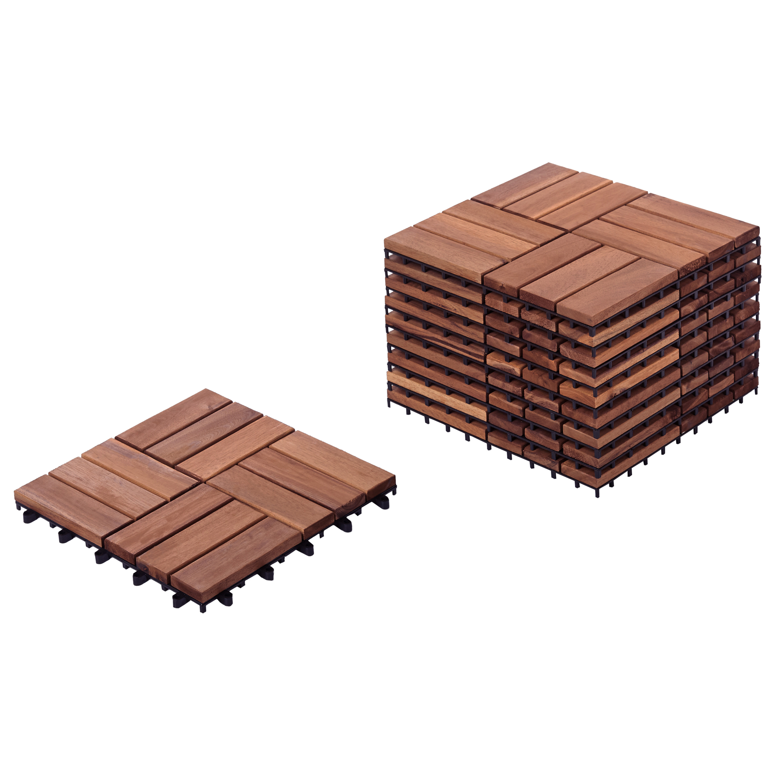 Terassilaatta ACERENZA sertifioitu akaasia Ruskea