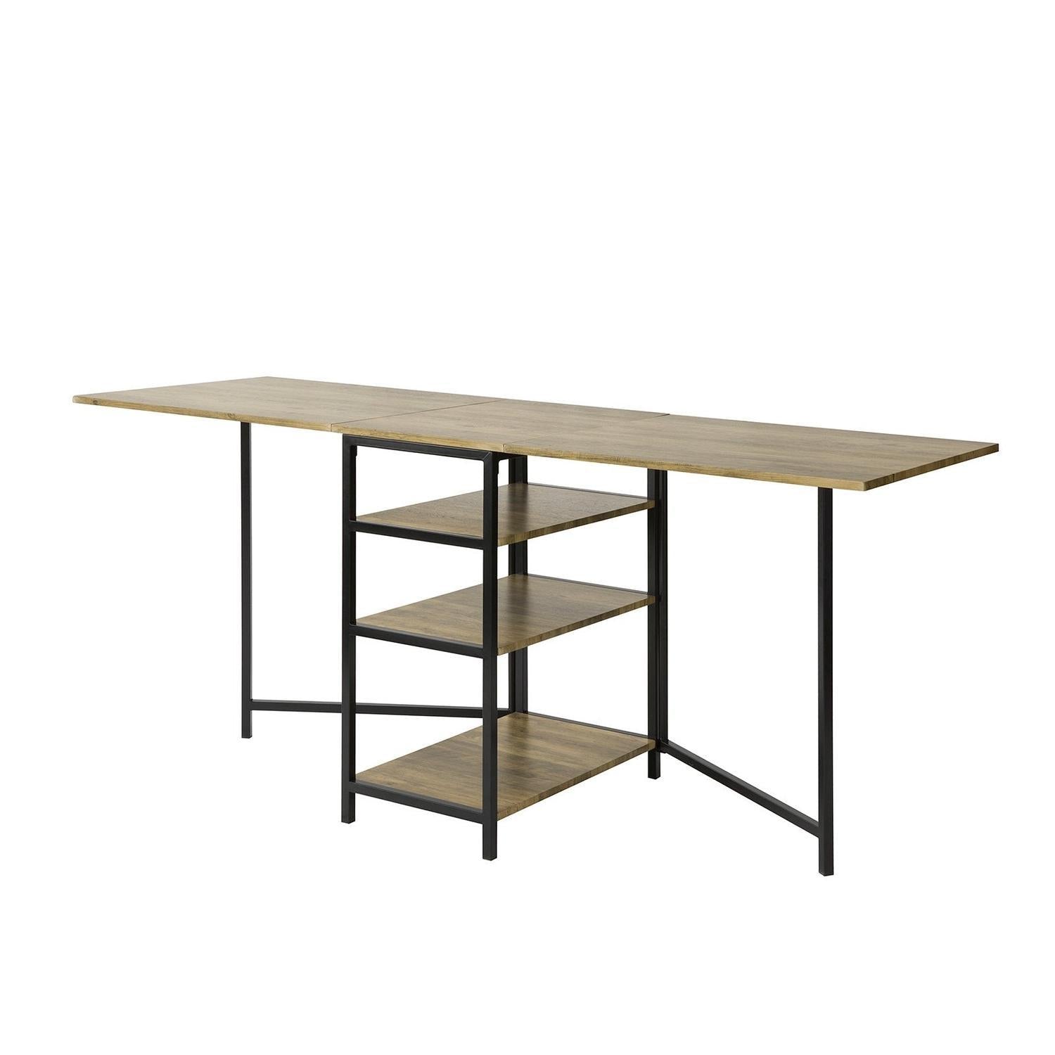 SoBuy Klaffipöytä FWT62-N ekologinen puukuitulevy ja metalli