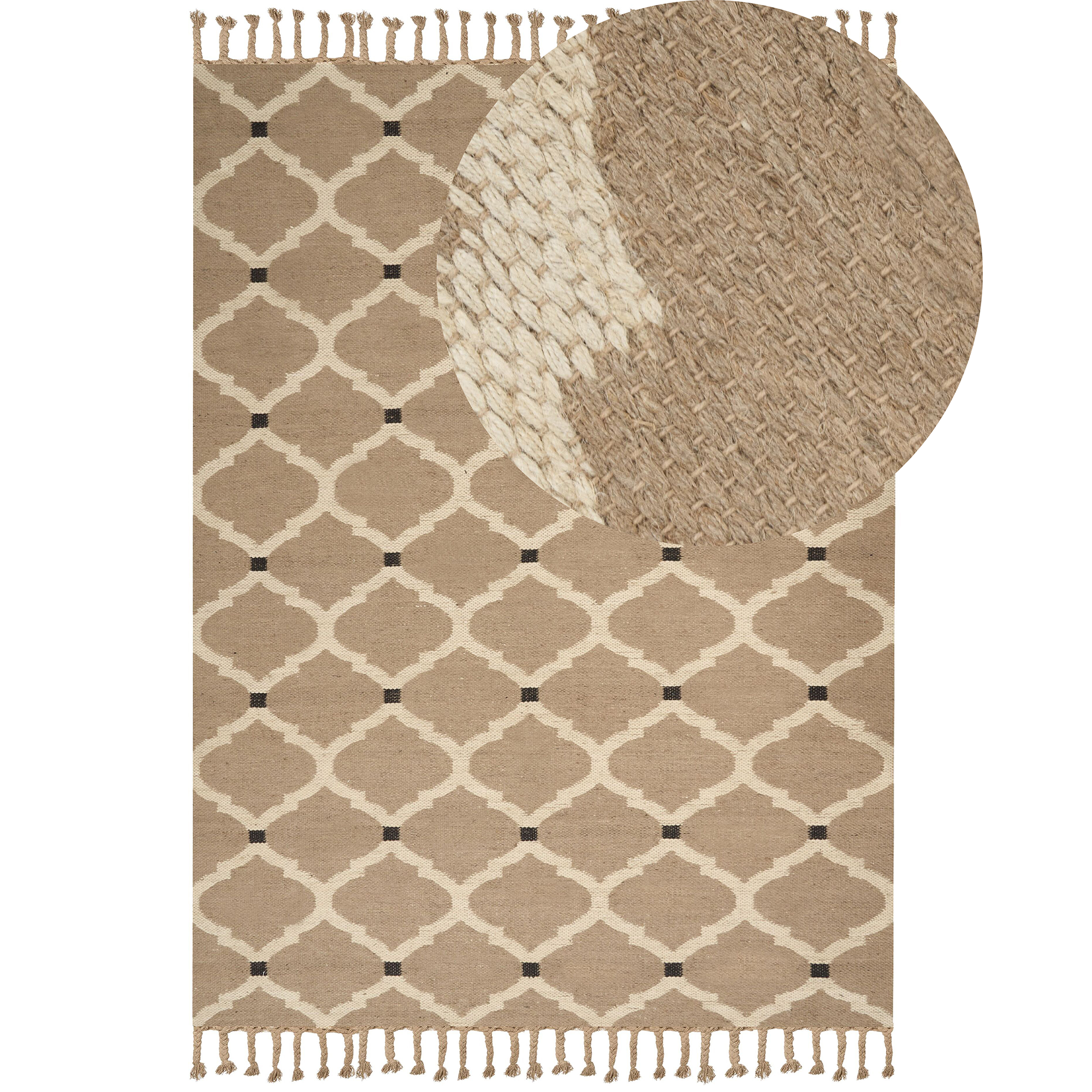 Matto ORENCIK Beige 200 x 300 cm Juutti