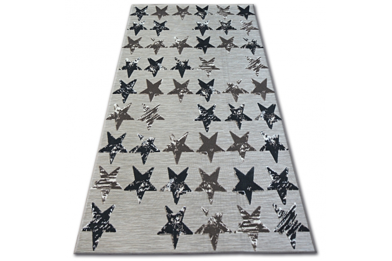 Matto LISBOA 27219/975 Tähdet Ruskea 160x230 cm