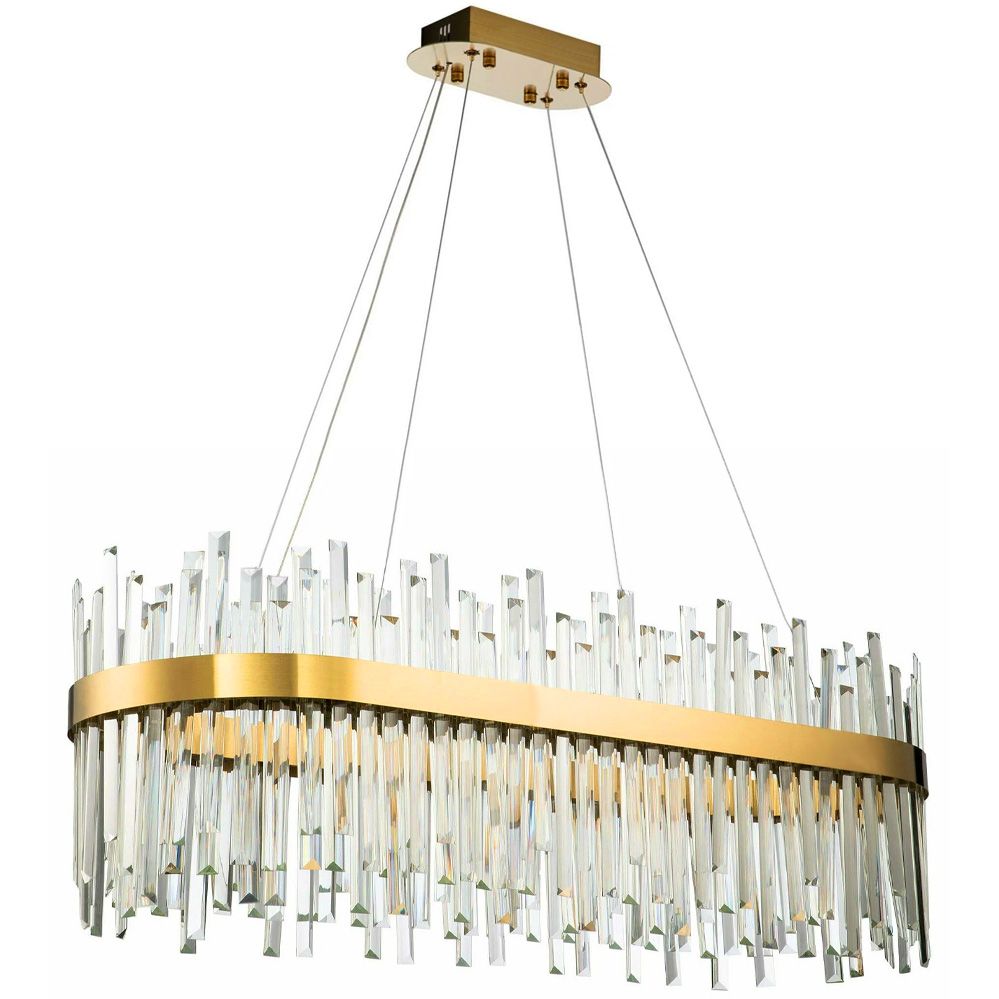 TOOLIGHT riippuvalaisin APP1513-CP80 harjattu kulta, 35x80x95cm