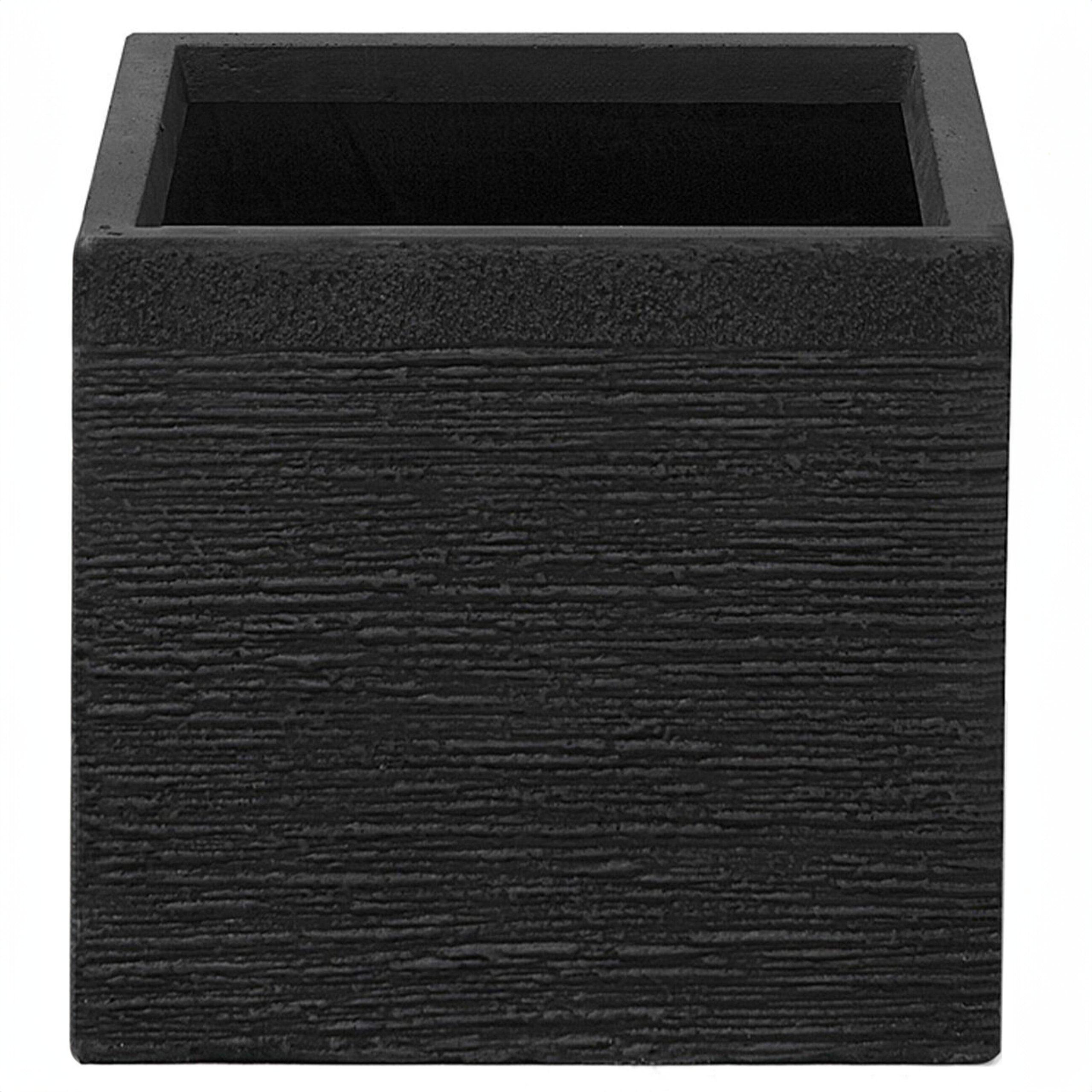 Kukkaruukku PAROS 30 cm Musta