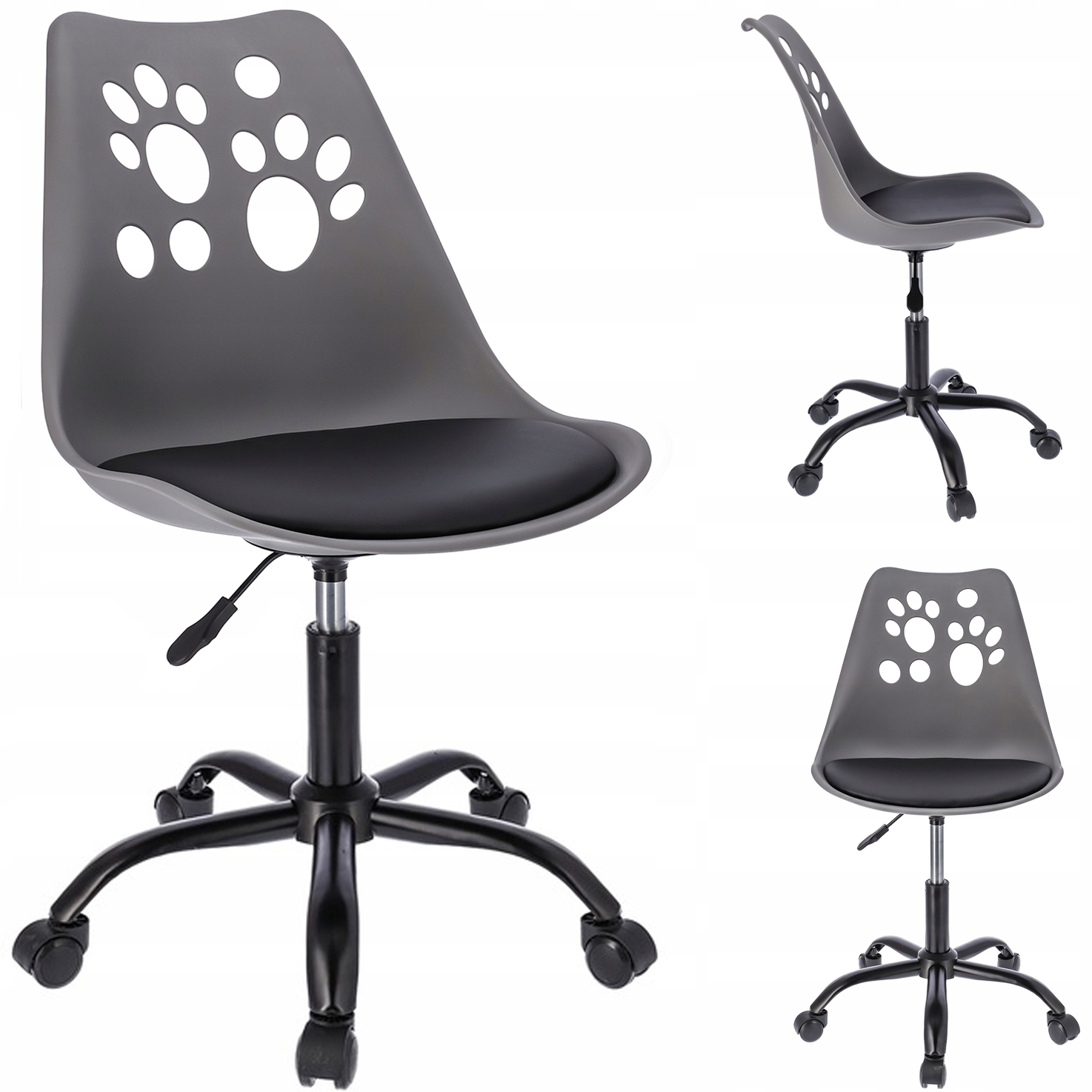 JOY-tuoli harmaa ja musta