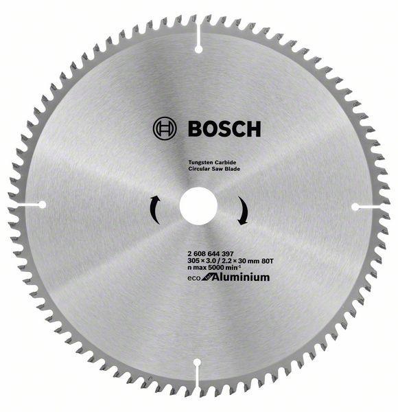 Bosch Eco for Aluminium -Pyörösahanterä 305x30 mm, 80 hammasta