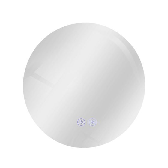 NETTLIFEKylpyhuoneen, peili Valaistuksella, Pyöreä, 50cm Kylpyhuoneen, peili, LED - seinäpeili Kosketustoiminnolla