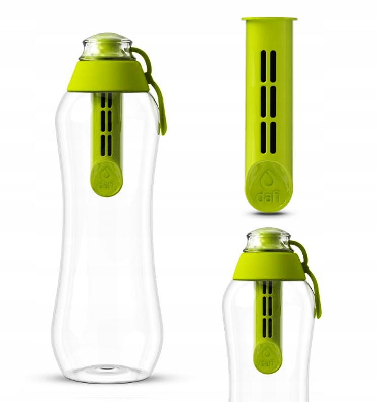 Dafi vesisuodatinpullo lime 0,5l + 1 suodatin