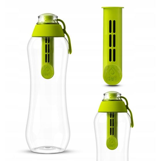 Dafi vesisuodatinpullo lime 0,5l + 1 suodatin