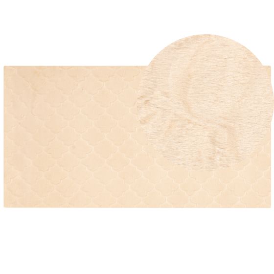 Tekoturkismatto GHARO Beige 80 x 150 cm