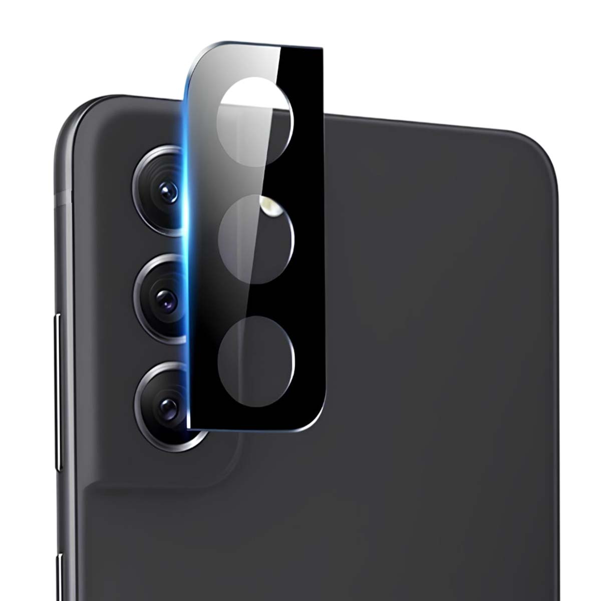 Kameran linssinsuojus Galaxy S22 / S22 Plus -puhelimille, karkaistu lasi 9H