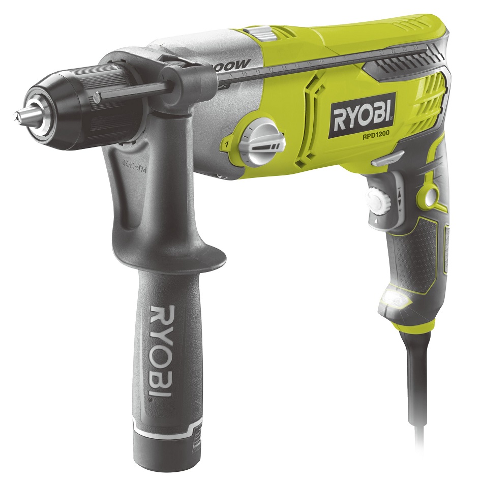 Ryobi RPD1200-K -Iskuporakone 1200 W Laukussa