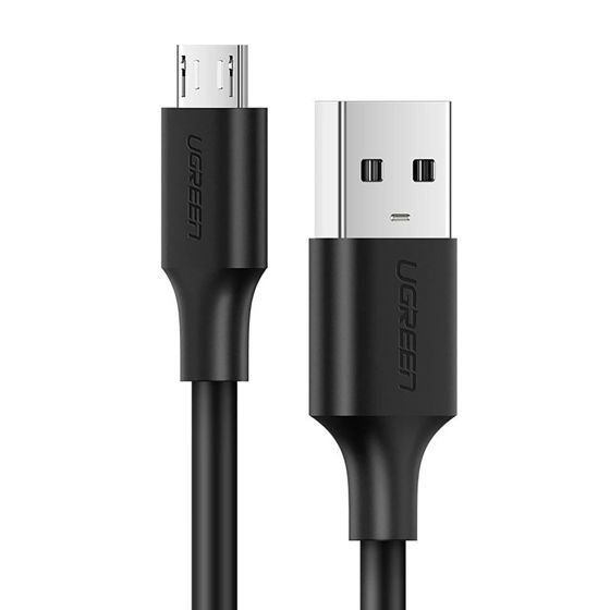 Micro USB - USB-A -kaapeli 0,5 m - musta