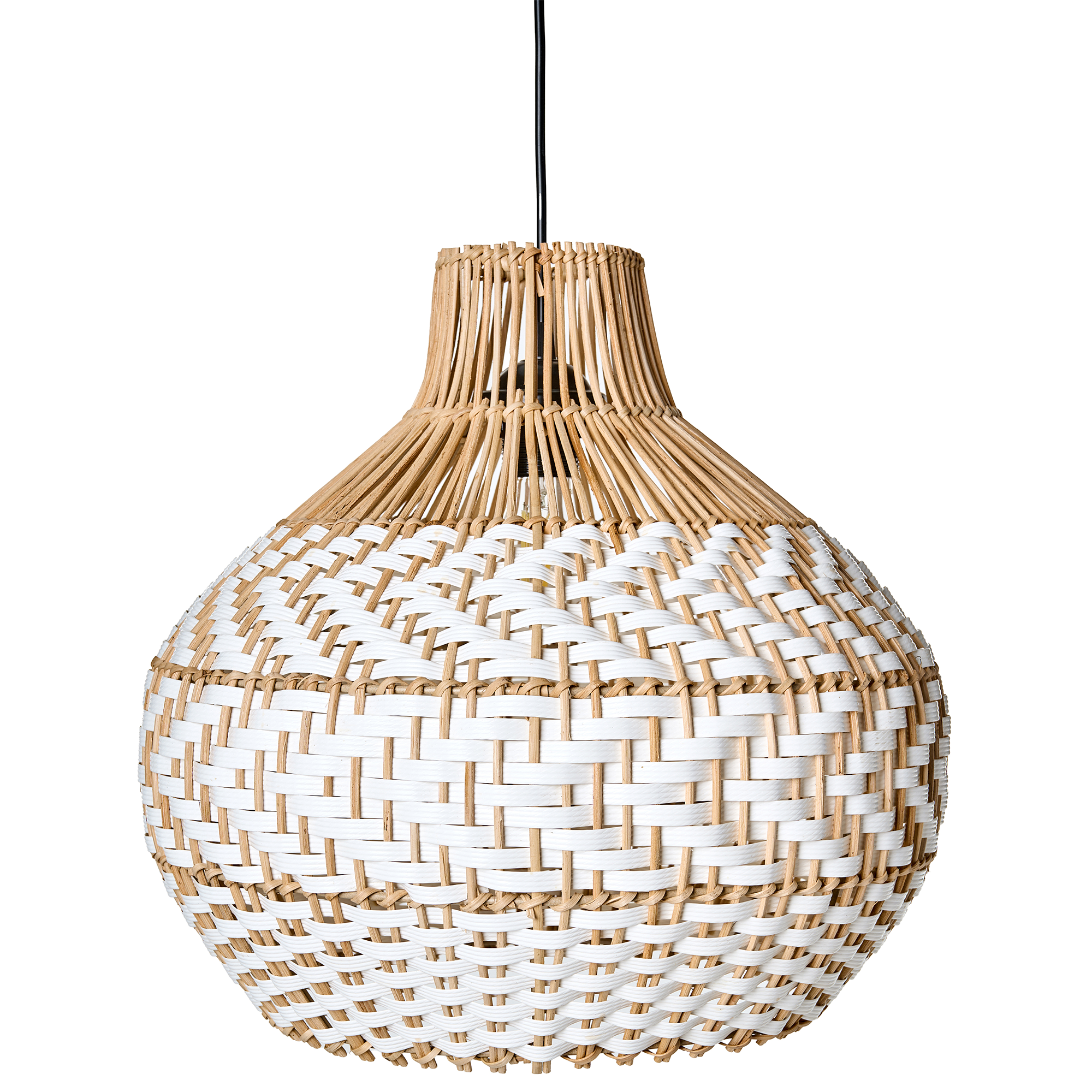 Riippuvalaisin YAUCO rottinki Valkoinen