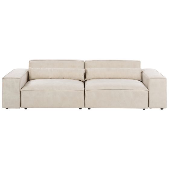 Moduulisohva 2-istuttava HELLNAR sametti Vaaleanbeige